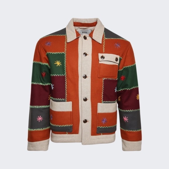 BODE Embroidered Autumn Quilt Jacket M/L [NEW] - Picture 1 of 8